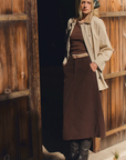 COTTON CORD SKIRT