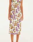 VISCOSE MIDI DRESS