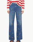 WIDE-LEG FLORAL JEAN