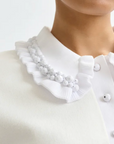 RUFFLE POLO TOP