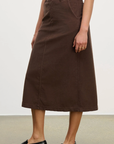 COTTON CORD SKIRT
