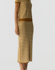 CHECK SKIRT