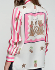 VERTICAL STRIPE BLOUSE