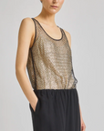 SEQUIN MESH TANK