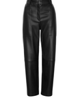 STONE VEGAN LEATHER PANT
